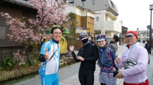 桜とともに。